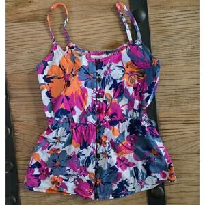 Kirra Tropical Floral Cami Tank Top sz XS